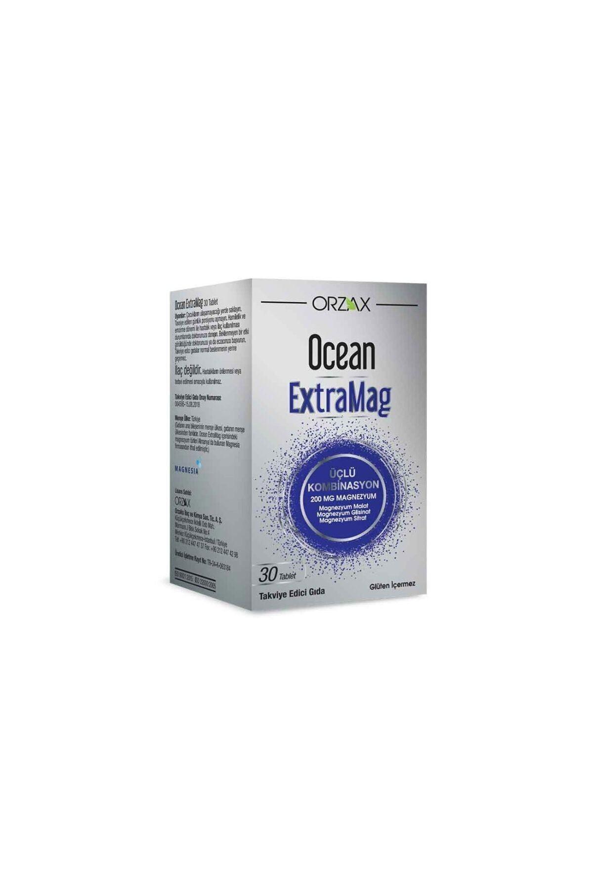 Ocean Magnezyum Aromasız Unisex Vitamin 30 Tablet