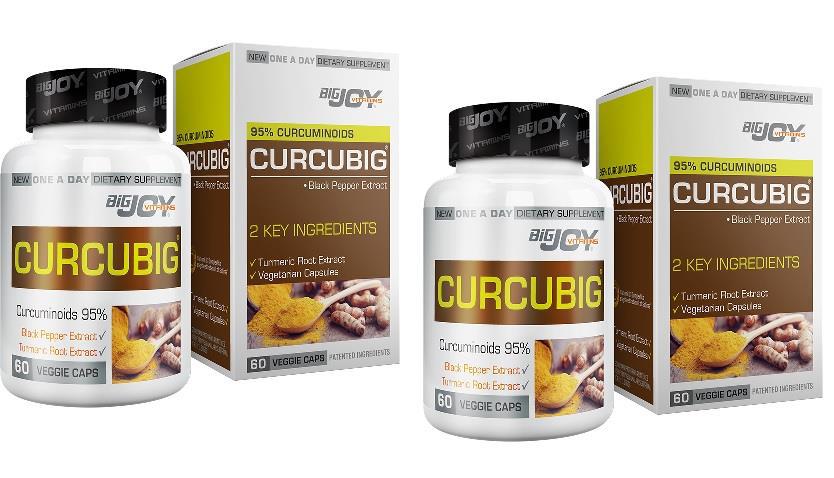 Bigjoy Sports Curcubig Aromalı Unisex Vitamin 2x60 Tablet
