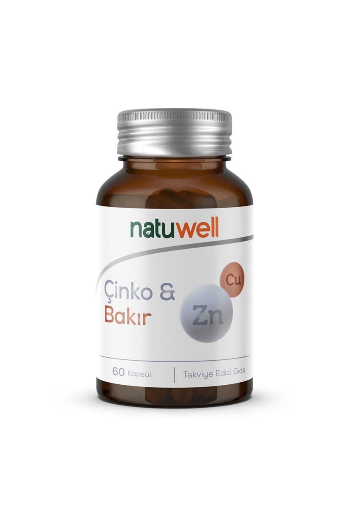 Natuwell Çinko Sade Unisex Vitamin 60 Tablet