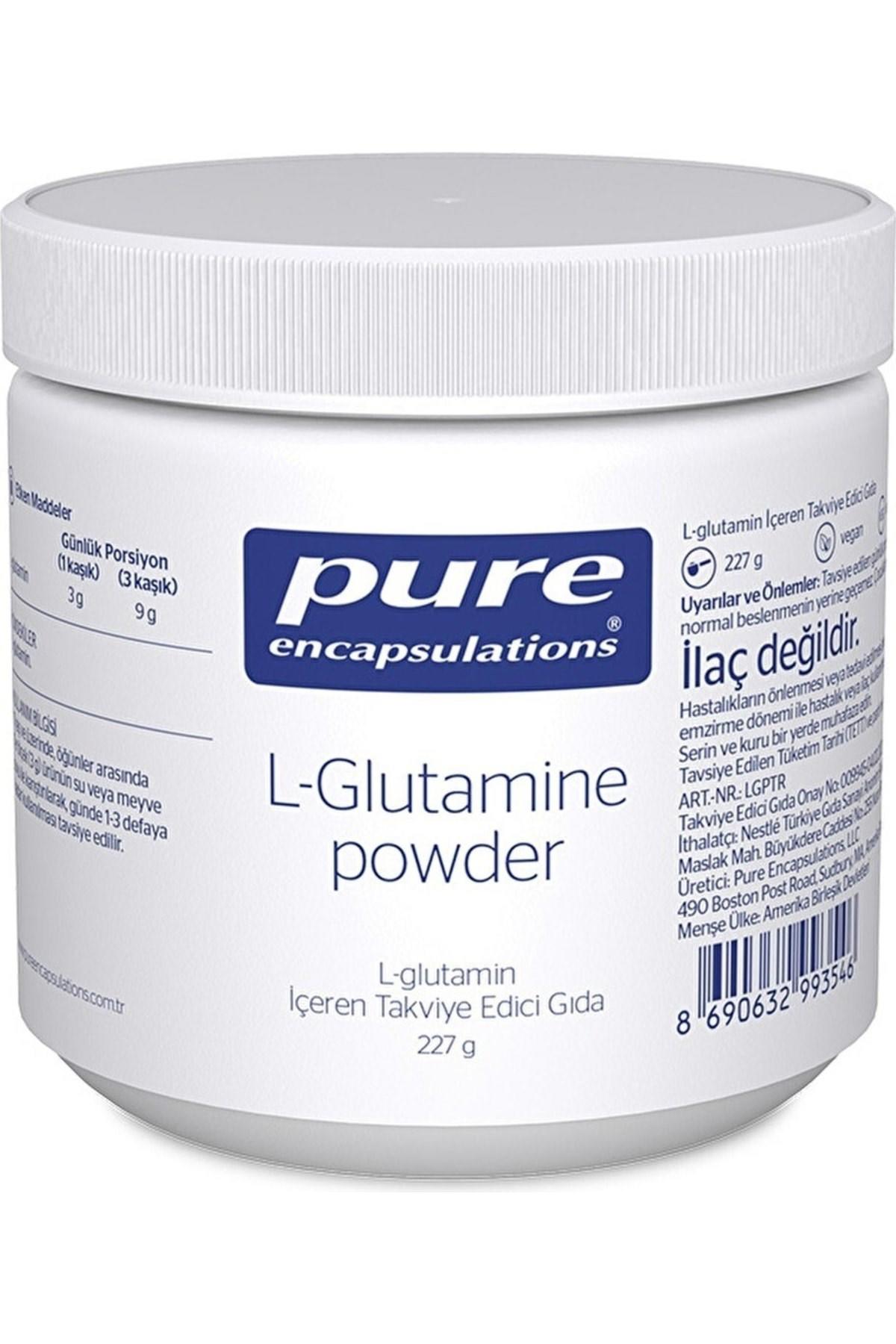 Pure Encapsulations L-Glutamin Sade Unisex Vitamin 227 gr