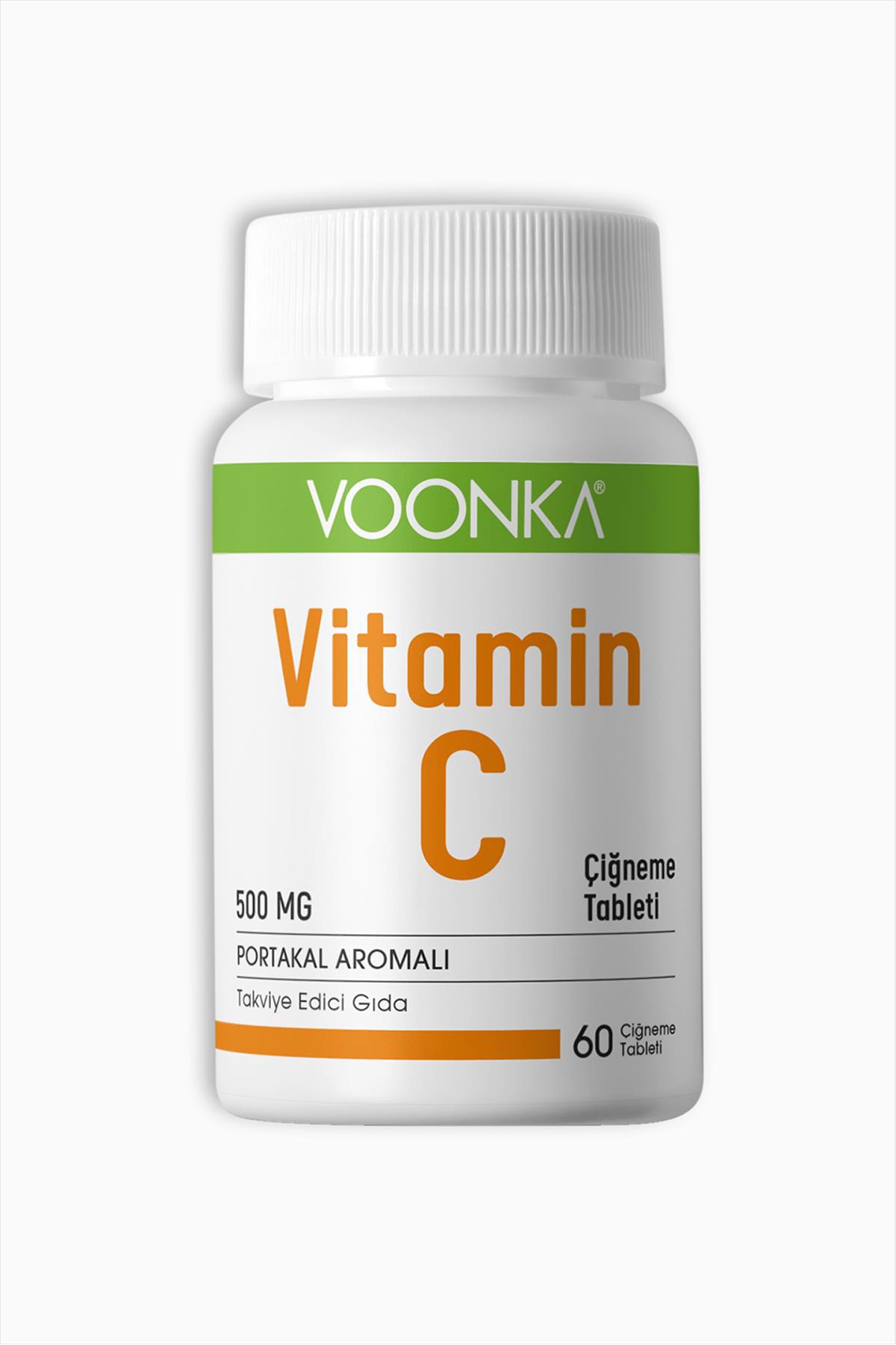 Voonka C Vitamini Aromalı Unisex 60 Tablet