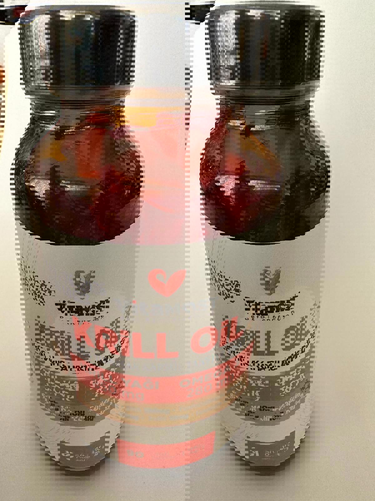 Vitamost Krill Oil Plus Aromasız Unisex Vitamin 90 Kapsül