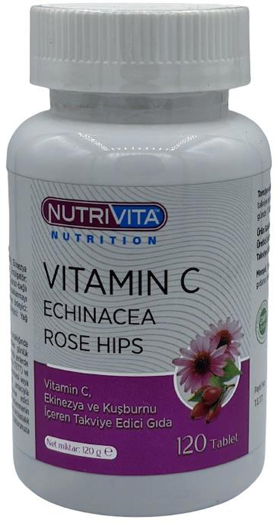 Nutrivita Nutrition C Vitamini Aromasız Unisex 120 Tablet