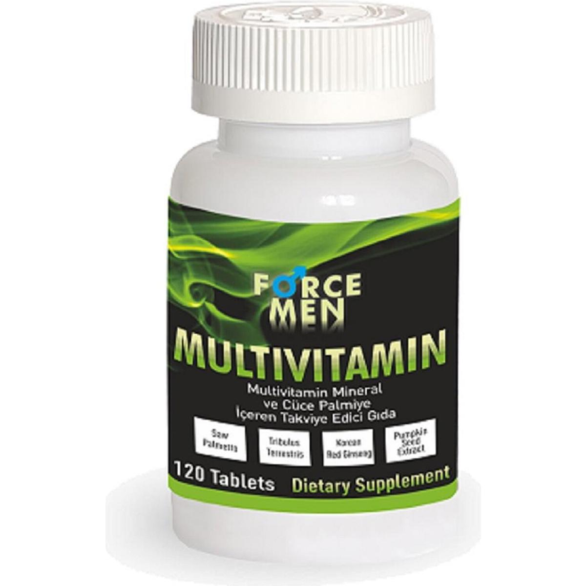 Force Nutrition Aromasız Erkek Vitamin 120 Tablet