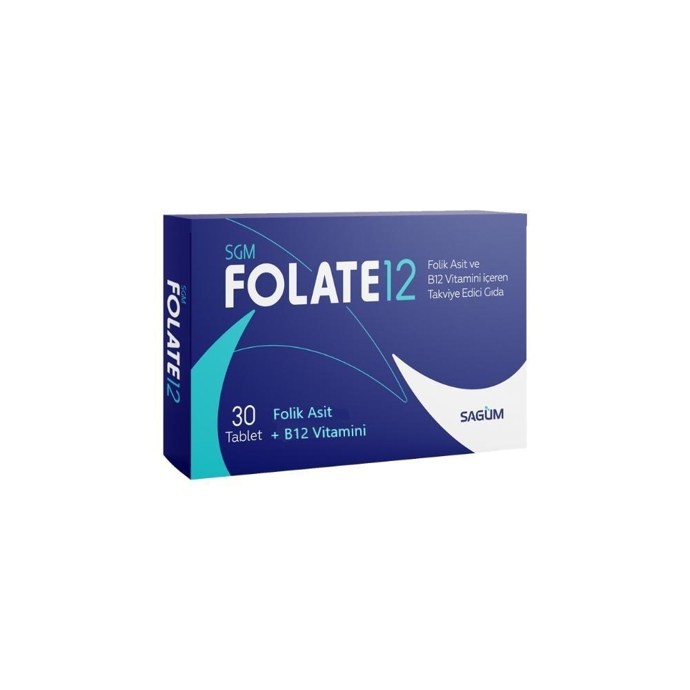 Sgm Folate Sade Unisex Vitamin 30 Tablet