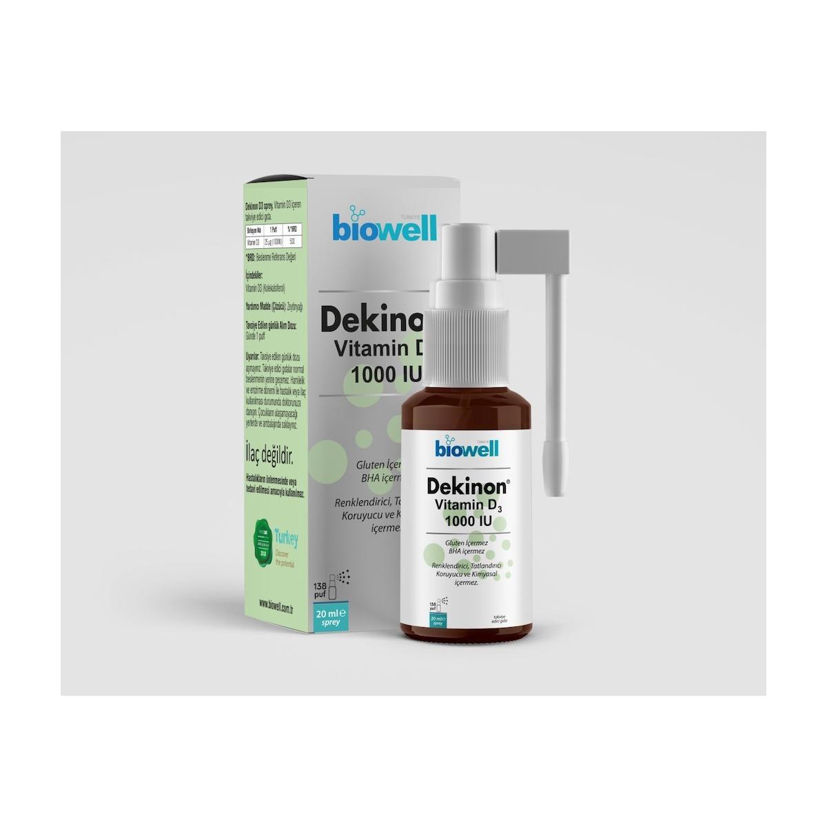 Biowell Dekinon Sade Unisex Vitamin 20 ml