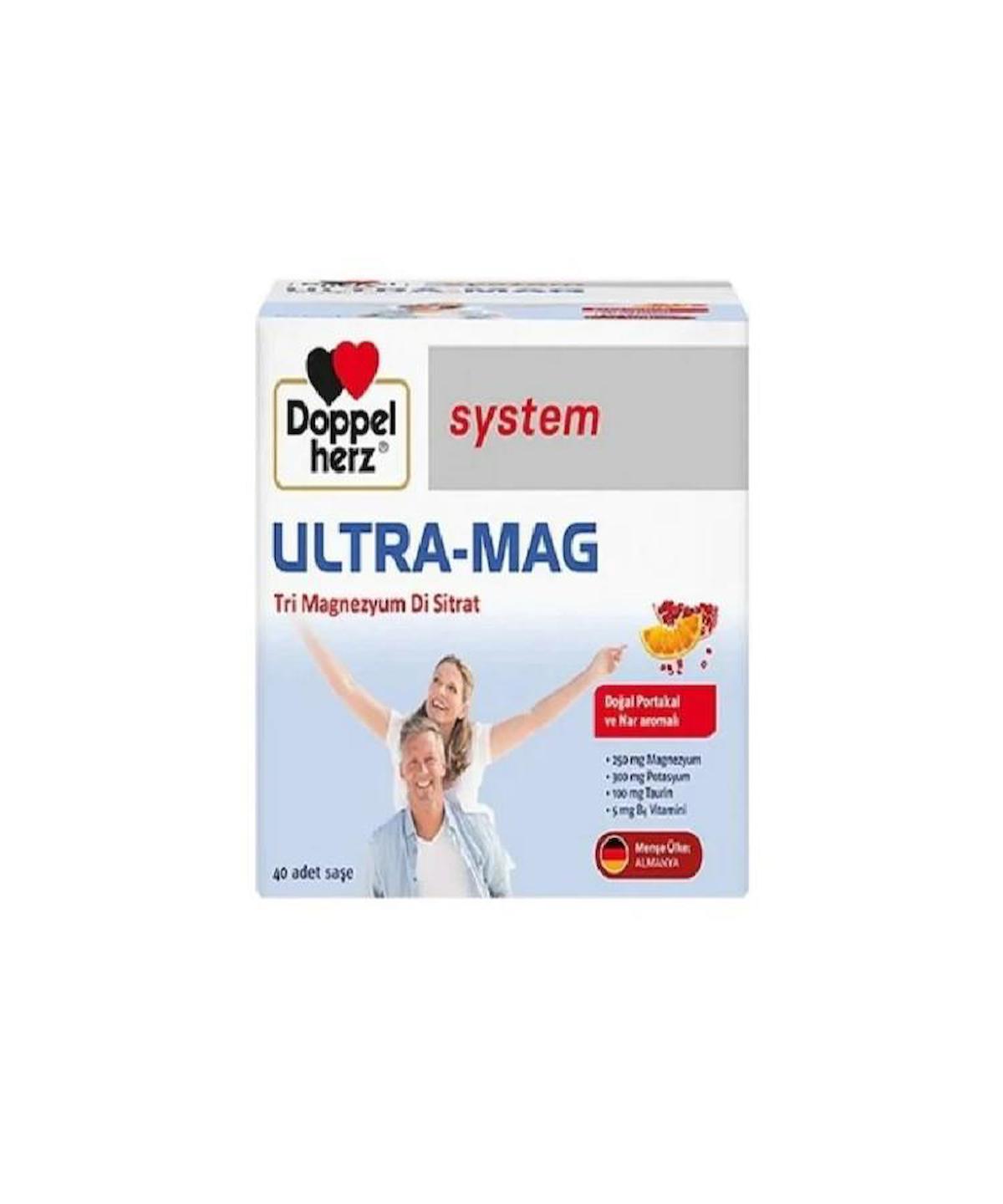 Doppel Herz System Ultra Mag Aromalı Unisex Vitamin 40 Tablet