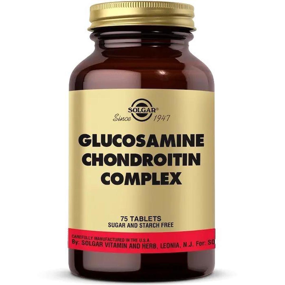 Solgar Glucosamine Aromasız Unisex Vitamin 75 Tablet