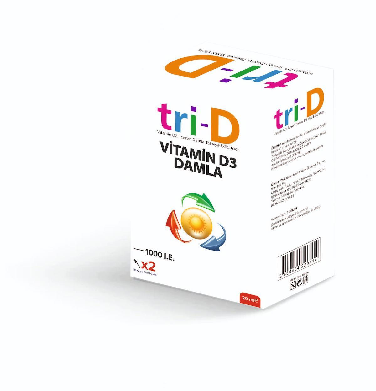 Matriks İlaç D3 Vitamini Aromasız Unisex