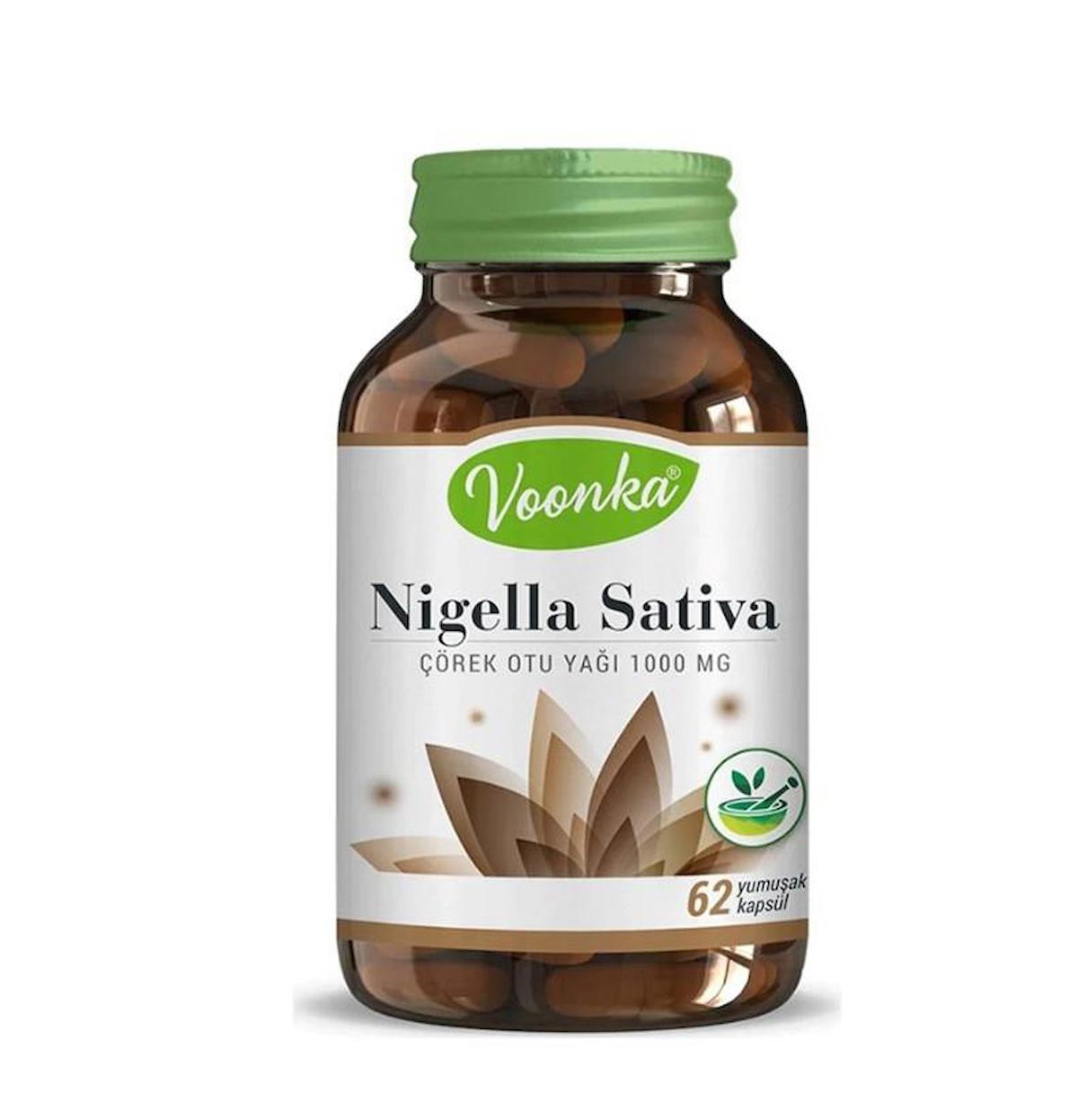 Voonka Nigella Sativa Sade Unisex Vitamin 62 Kapsül