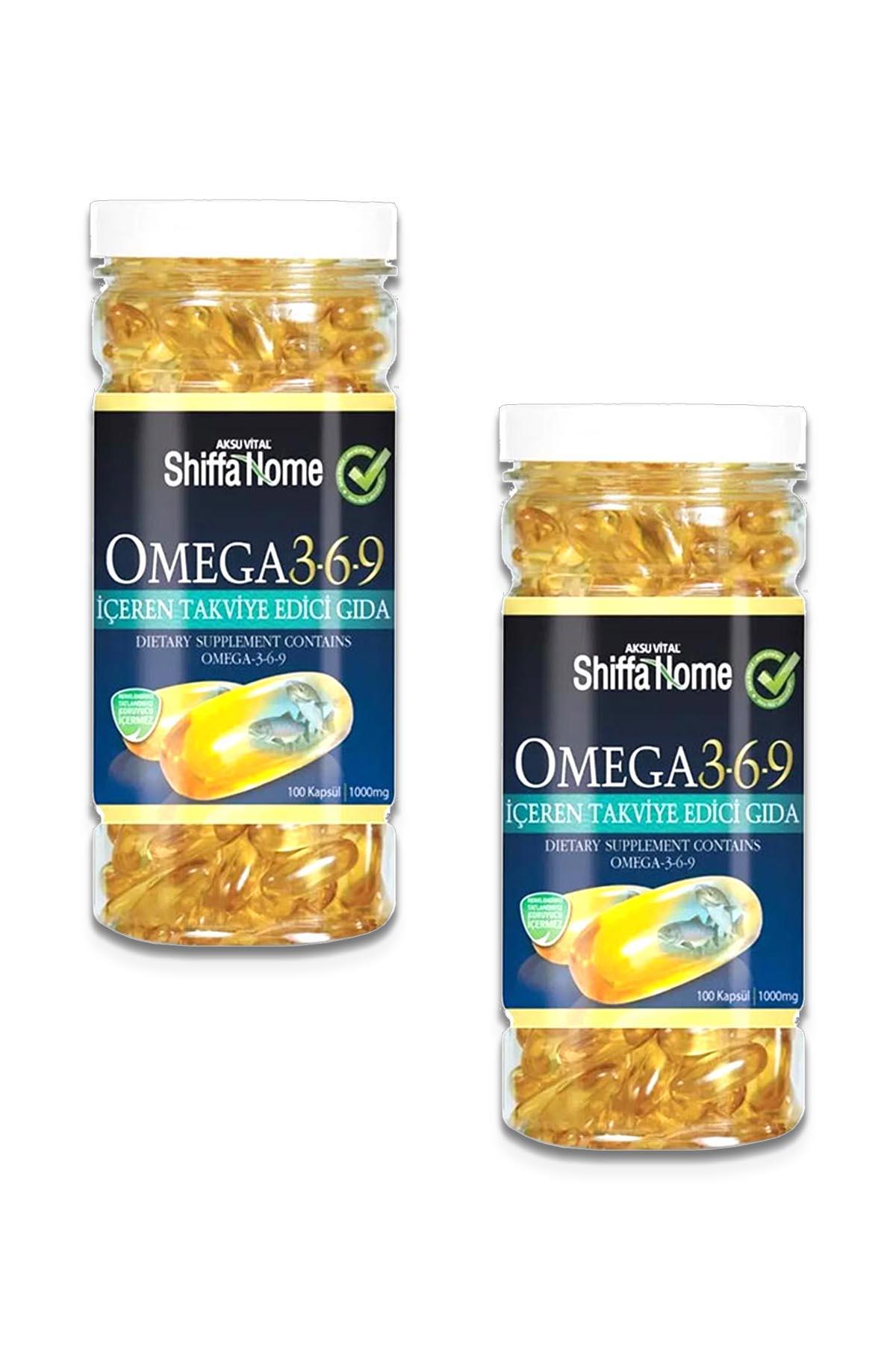 Shiffa Home Omega 3 Sade Unisex Vitamin 2x100 Kapsül