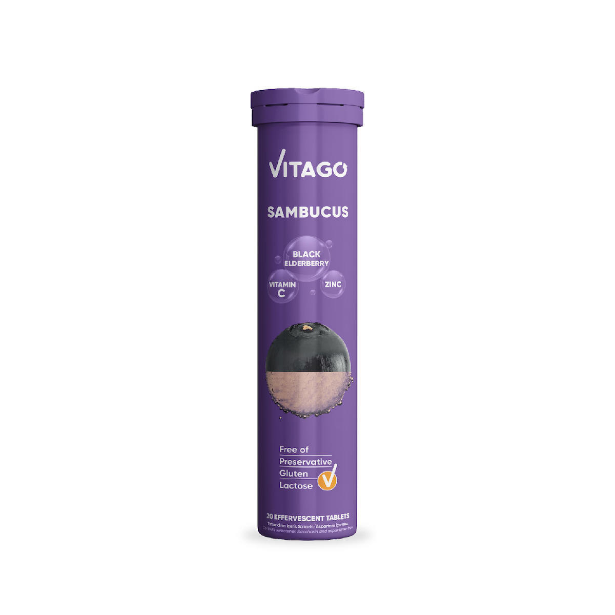 Vitago C Vitamini Aromalı Unisex 20 Tablet