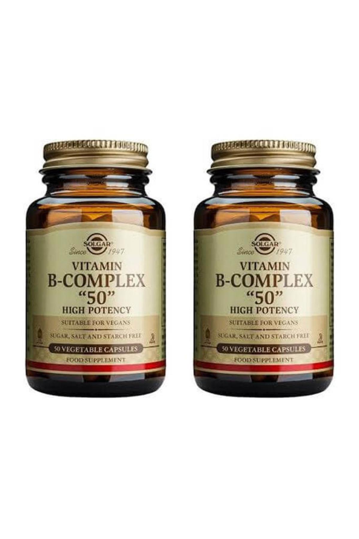 Solgar Vitamin B Aromasız Unisex 50 Kapsül