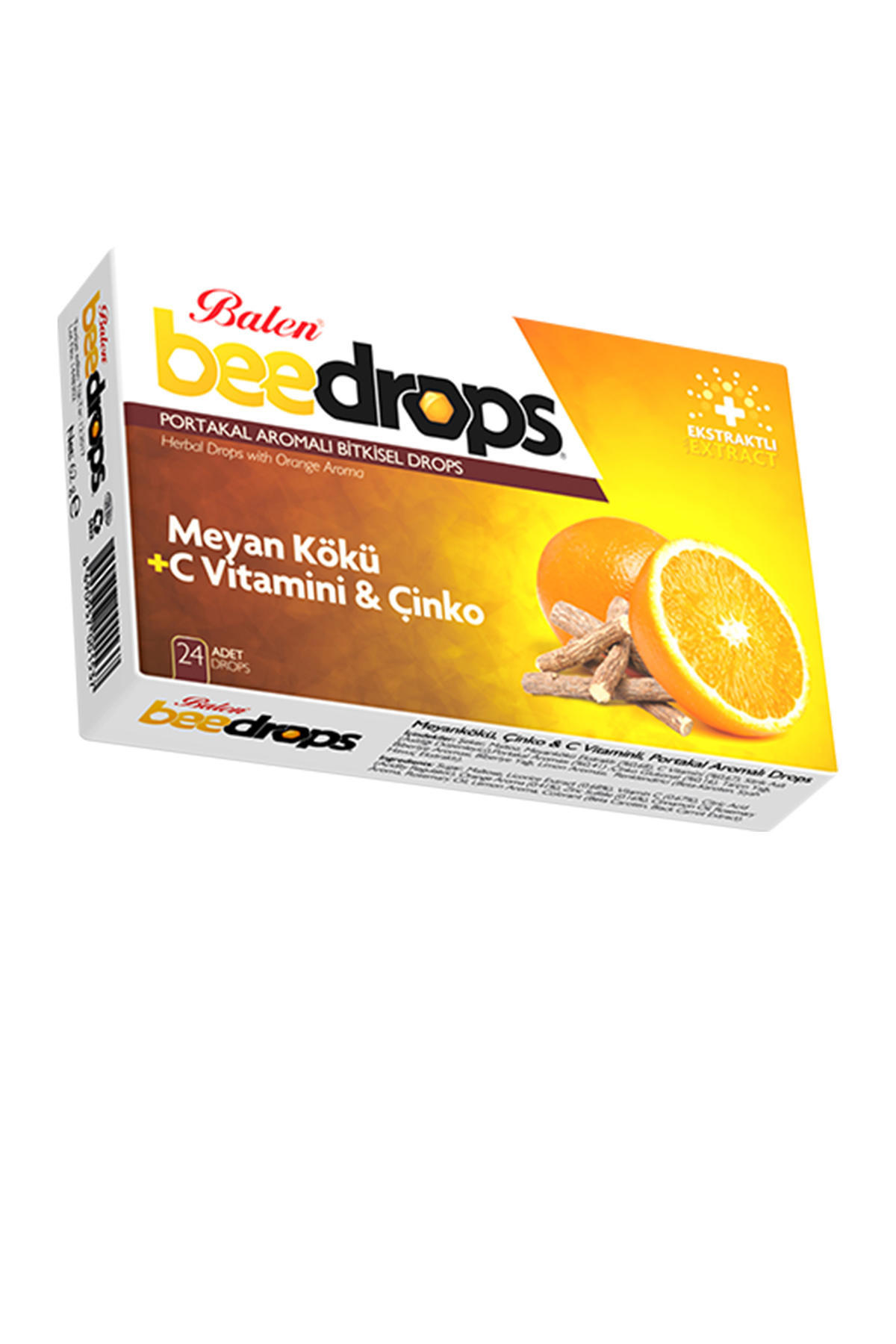 Balen Meyan Kökü Aromalı Unisex Vitamin 24 Pastil