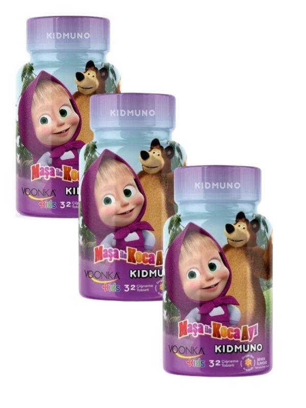 Voonka Kidmuno Aromalı Çocuk Vitamin 3x32 Tablet