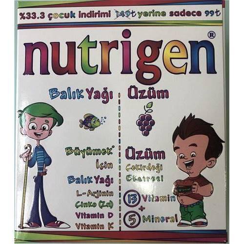 Nutrigen Omega 3 Aromalı Çocuk Vitamin 100 ml