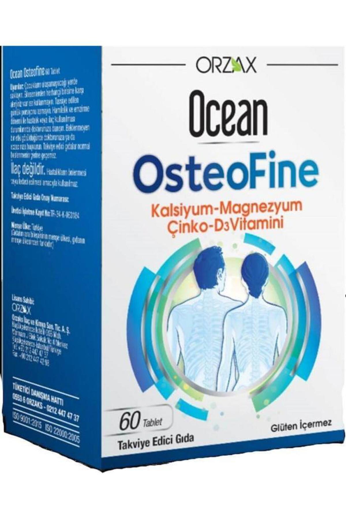 Ocean Osteofine Aromasız Unisex Vitamin 60 Tablet