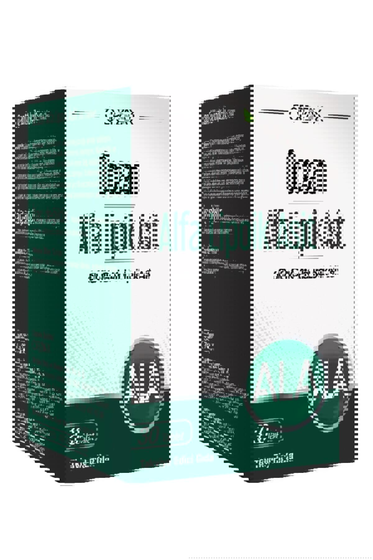 Ocean Alfa Lipoik Asit Sade Unisex Vitamin 30 Tablet