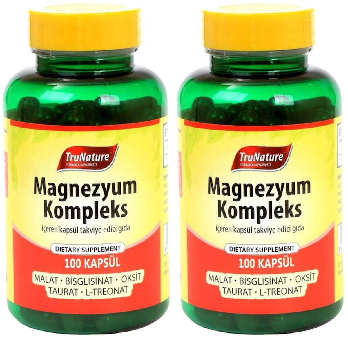 Trunature Magnezyum Unisex Vitamin 2x100 Tablet