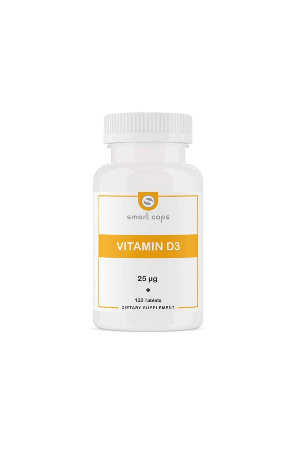 Smartcaps Vitamin D3 Aromasız Unisex 120 Tablet