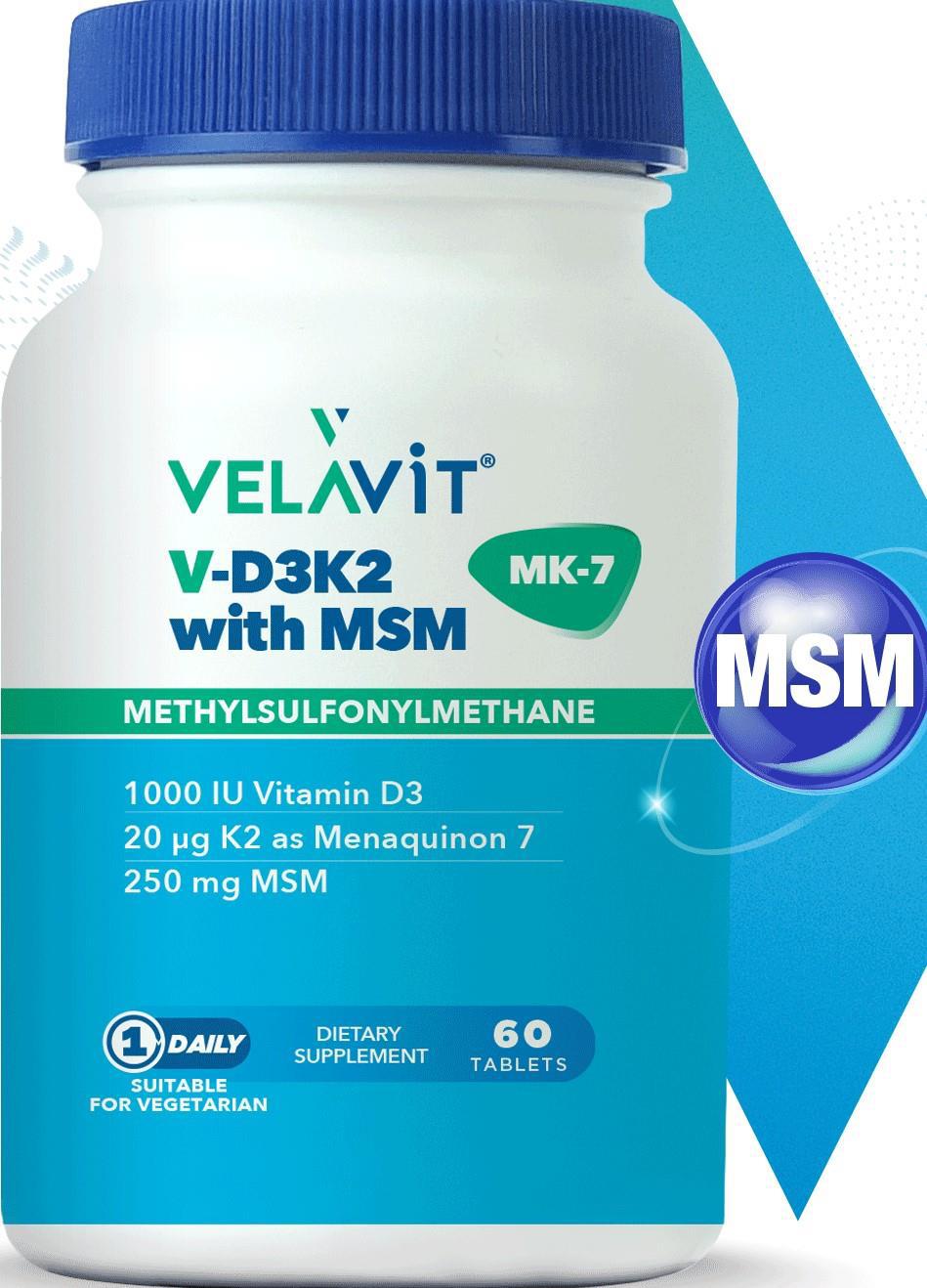 Velavit D3 Vitamini Sade Unisex 60 Tablet