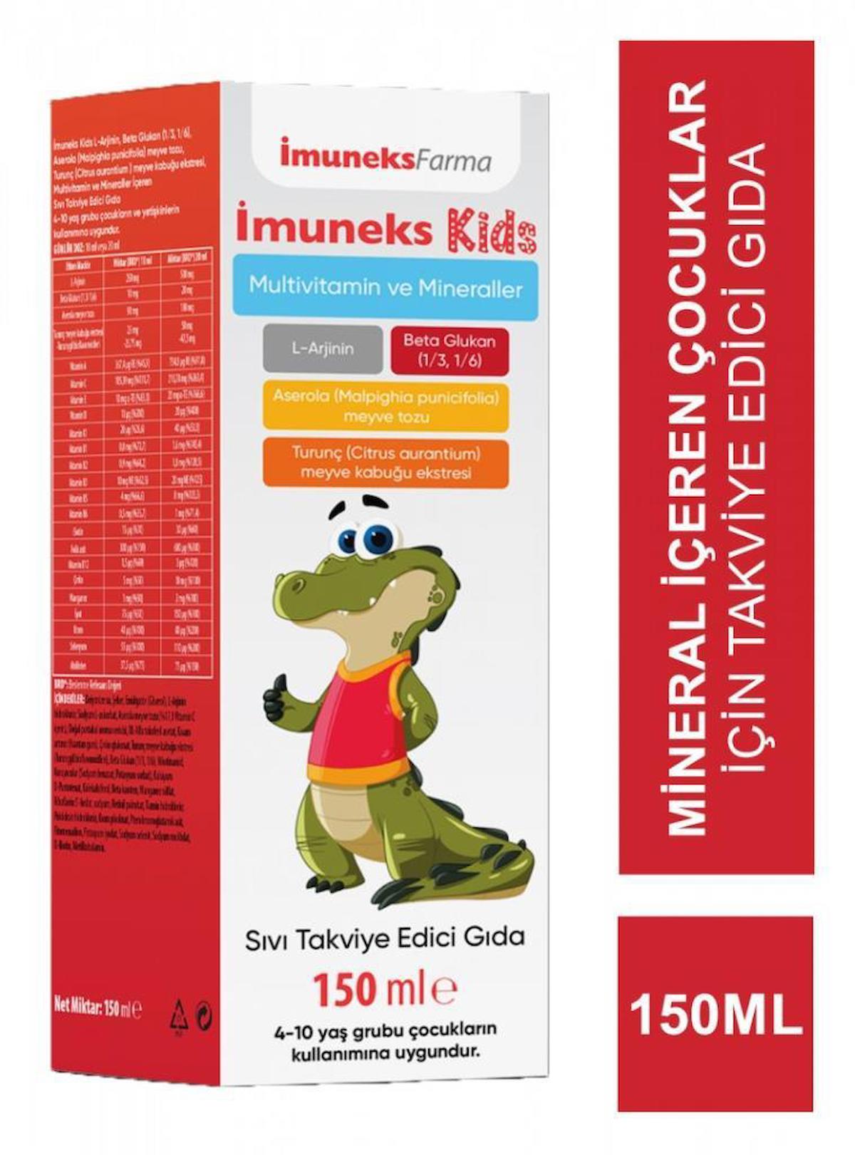 Imuneks Aromasız Unisex Vitamin 150 ml