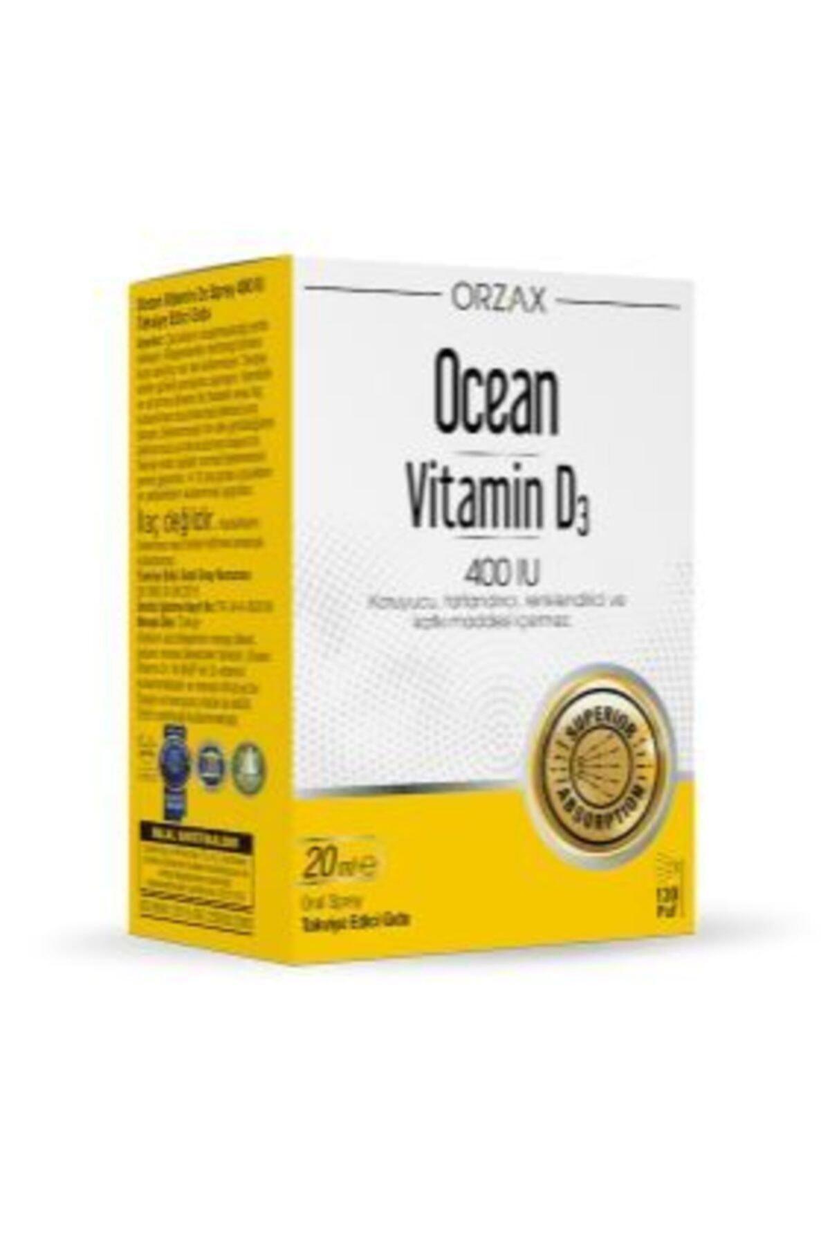 Ocean D3 Vitamini Aromasız Çocuk - Yetişkin 20 ml