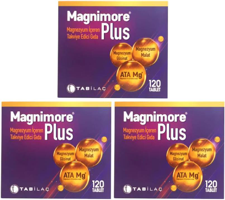 Tab İlaç Magnezyum Sade Unisex Vitamin 3x120 Tablet