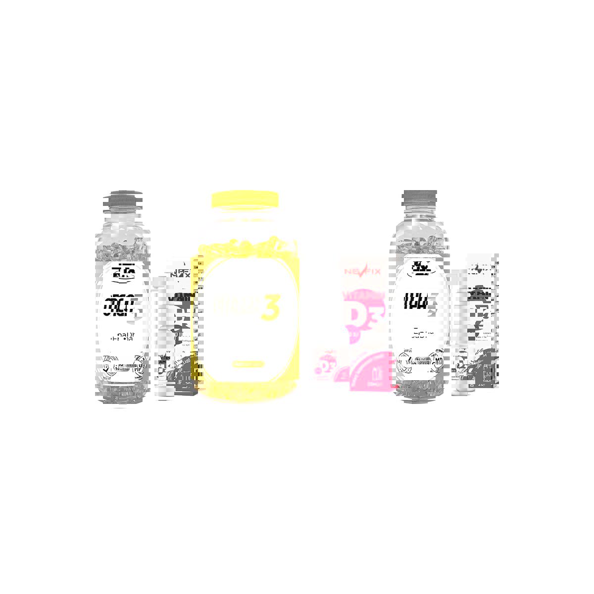 Flx Omega 3 Aromasız Unisex Vitamin 180 Tablet - 20 ml
