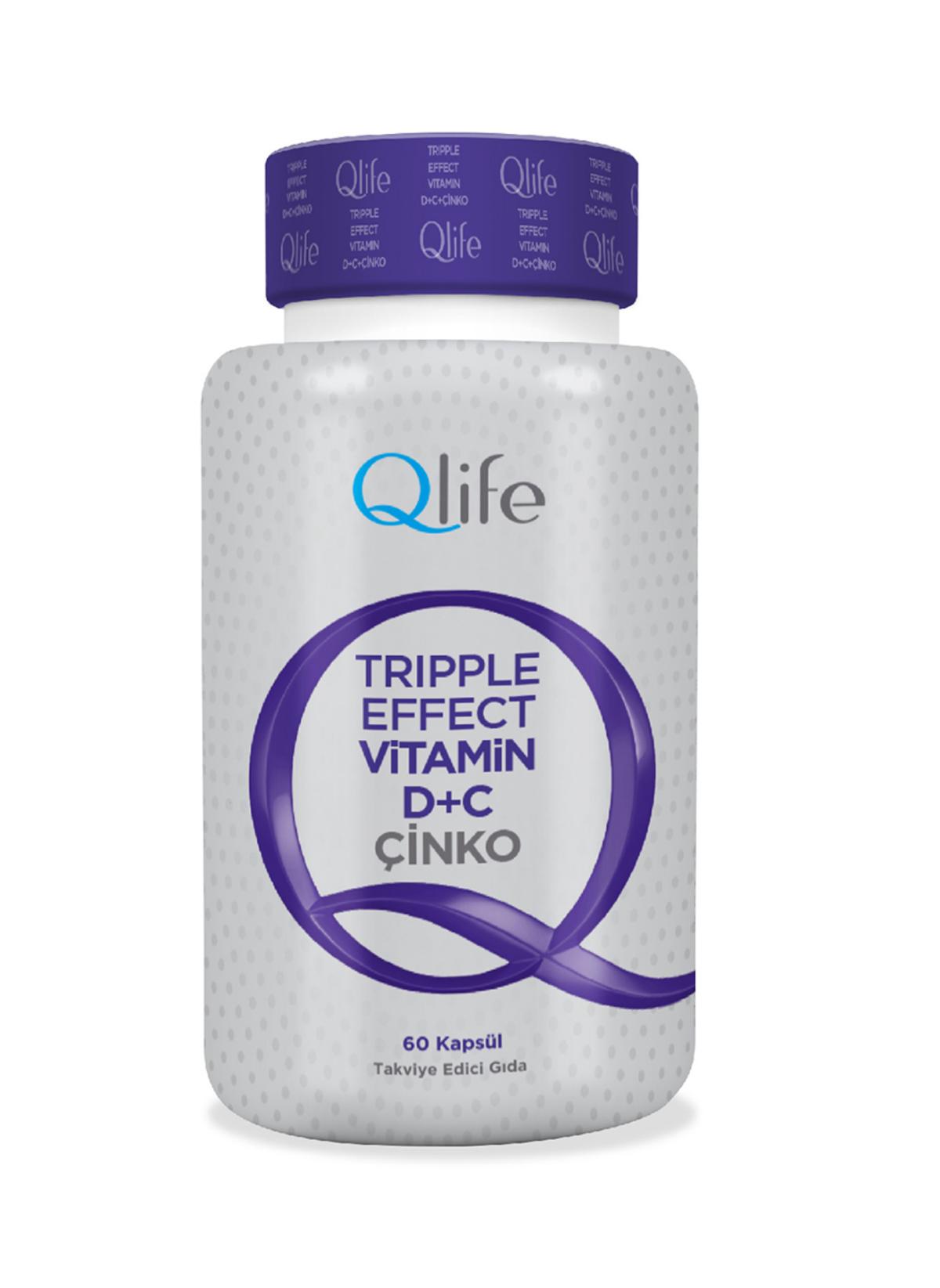 Qlife C Vitamini Aromalı Unisex 60 Kapsül