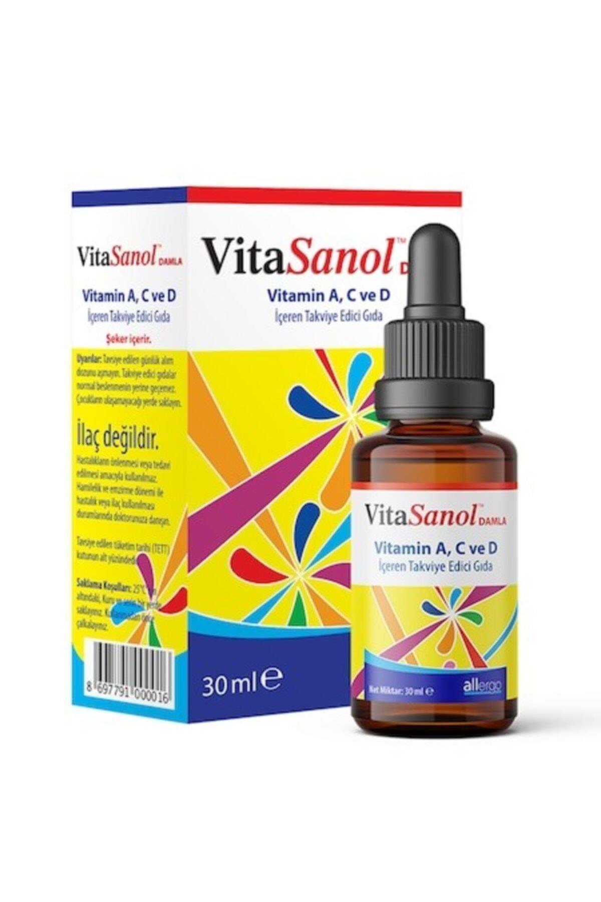 Allergo Vitasanol Aromalı Çocuk Vitamin 30 ml
