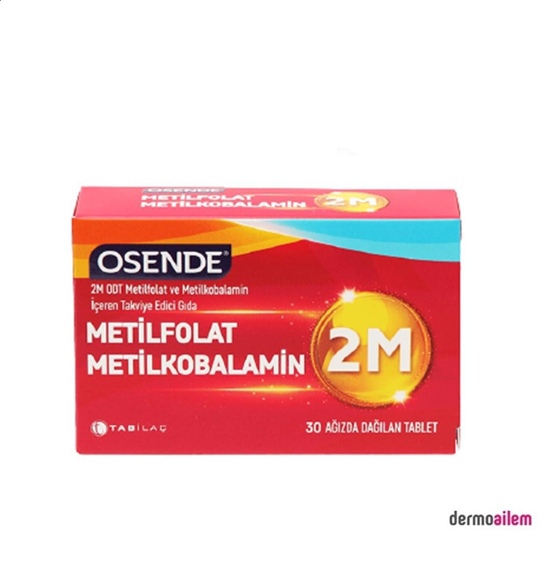 Tab İlaç Metilfolat Metilkobalamin Sade Kadın Vitamin 30 Tablet