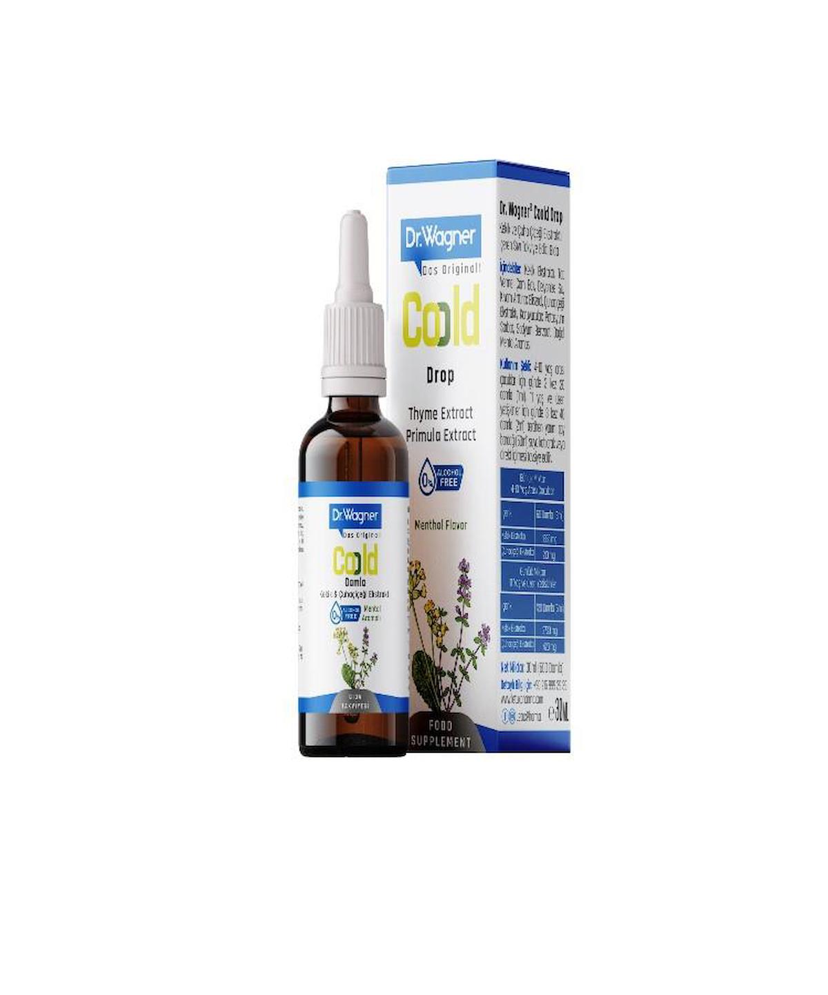 Wagner Cold Drop Aromalı Unisex Vitamin 30 ml