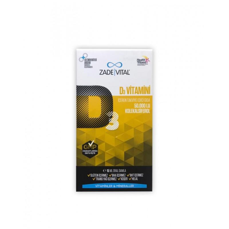 Zade Vital D3 Vitamini Aromalı Unisex 15 ml