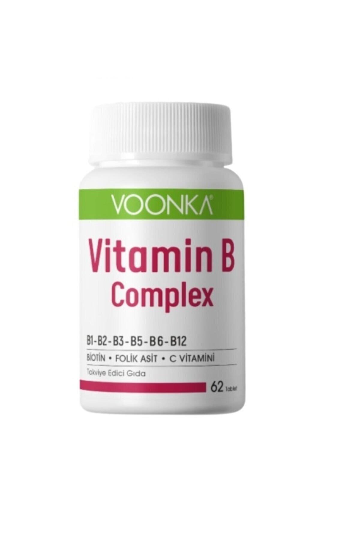 Voonka Vitamin B Aromasız Unisex 62 Tablet