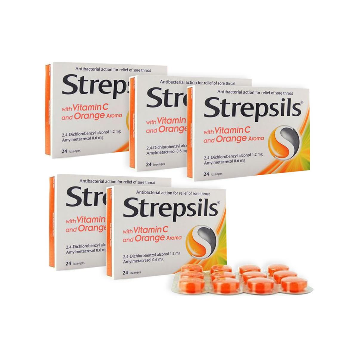 Strepsils Aromalı Unisex Vitamin 5x24 Tablet