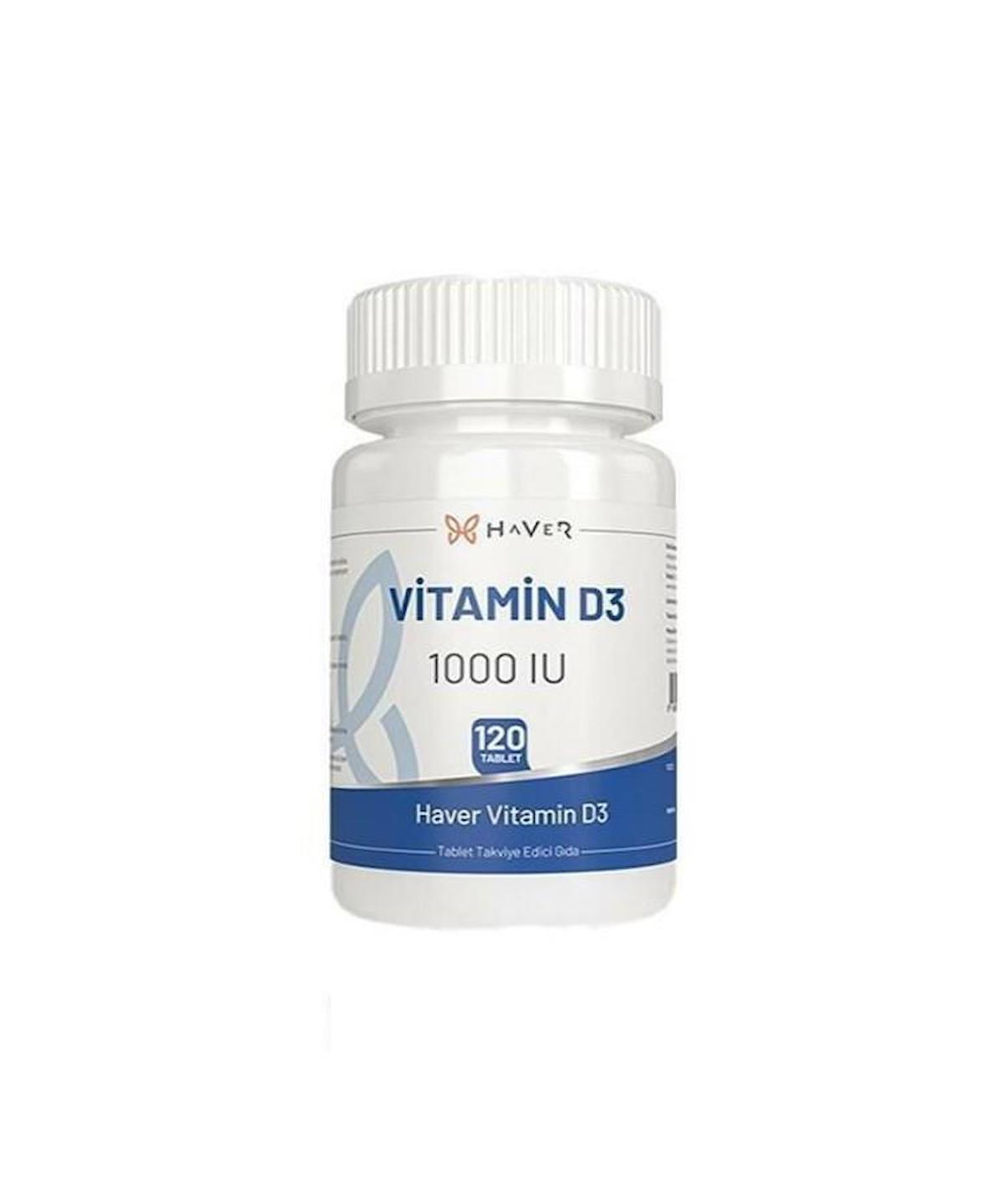 Visante Vitamin D3 Aromasız 120 Tablet