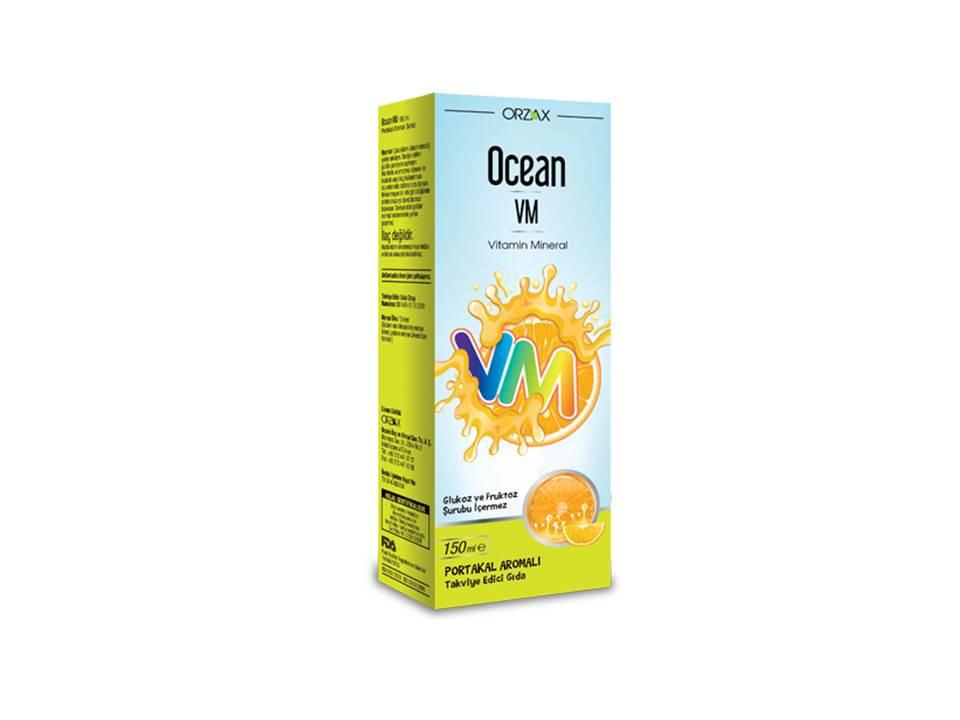 Ocean Orzax Aromalı Unisex Vitamin 150 ml