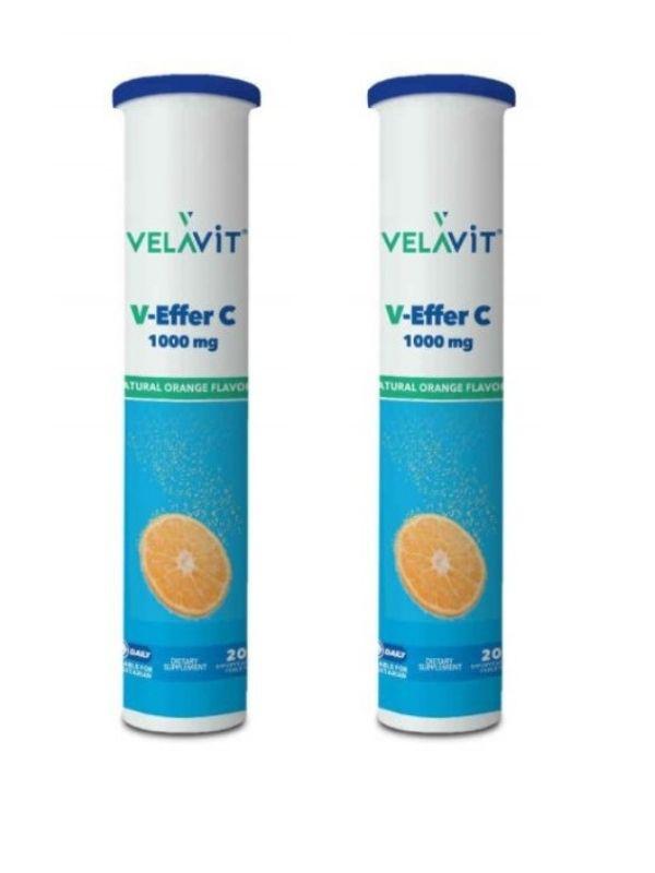 Velavit Aromalı Unisex Vitamin 2x20 Tablet