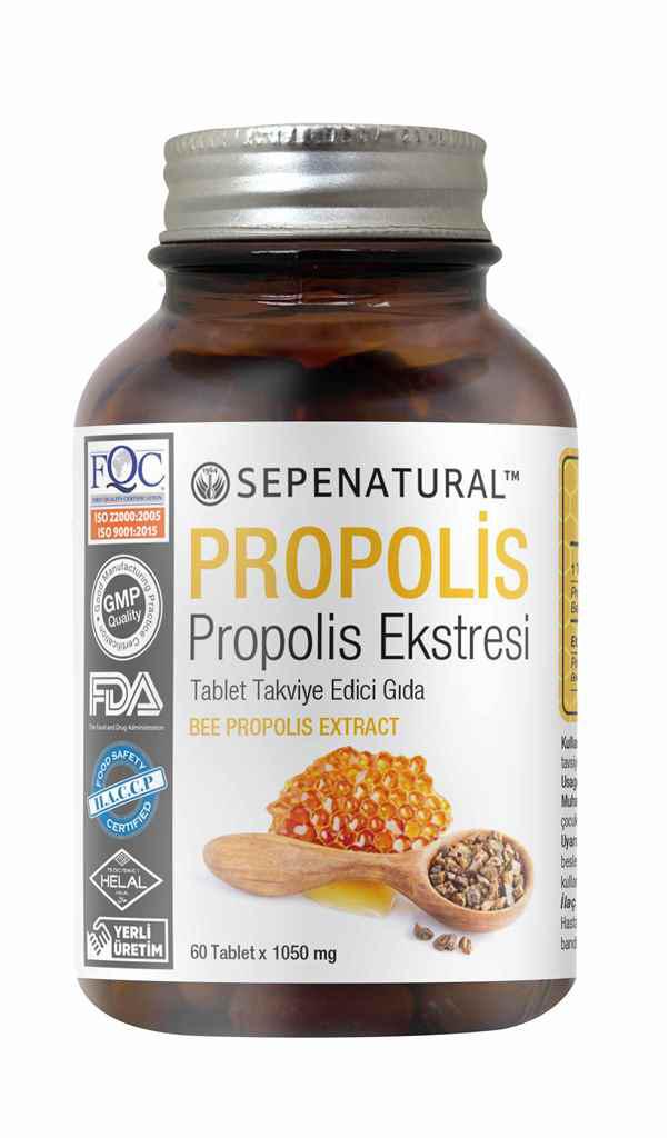 Sepe Natural Propolis Sade Unisex Vitamin 60 Tablet