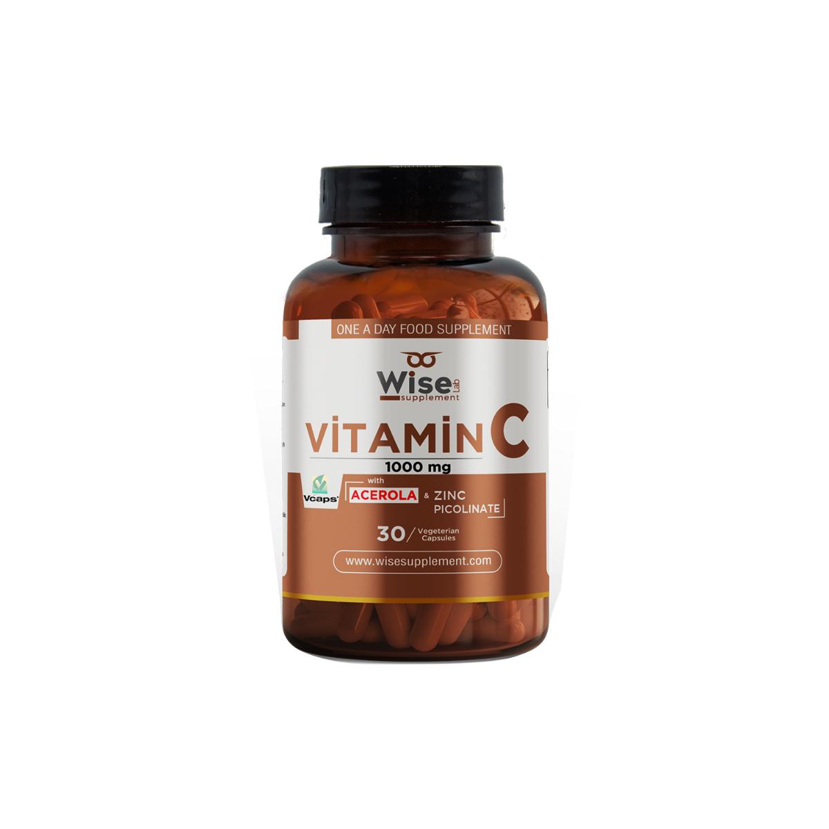 Wiselab C Vitamini Sade Unisex 30 Kapsül
