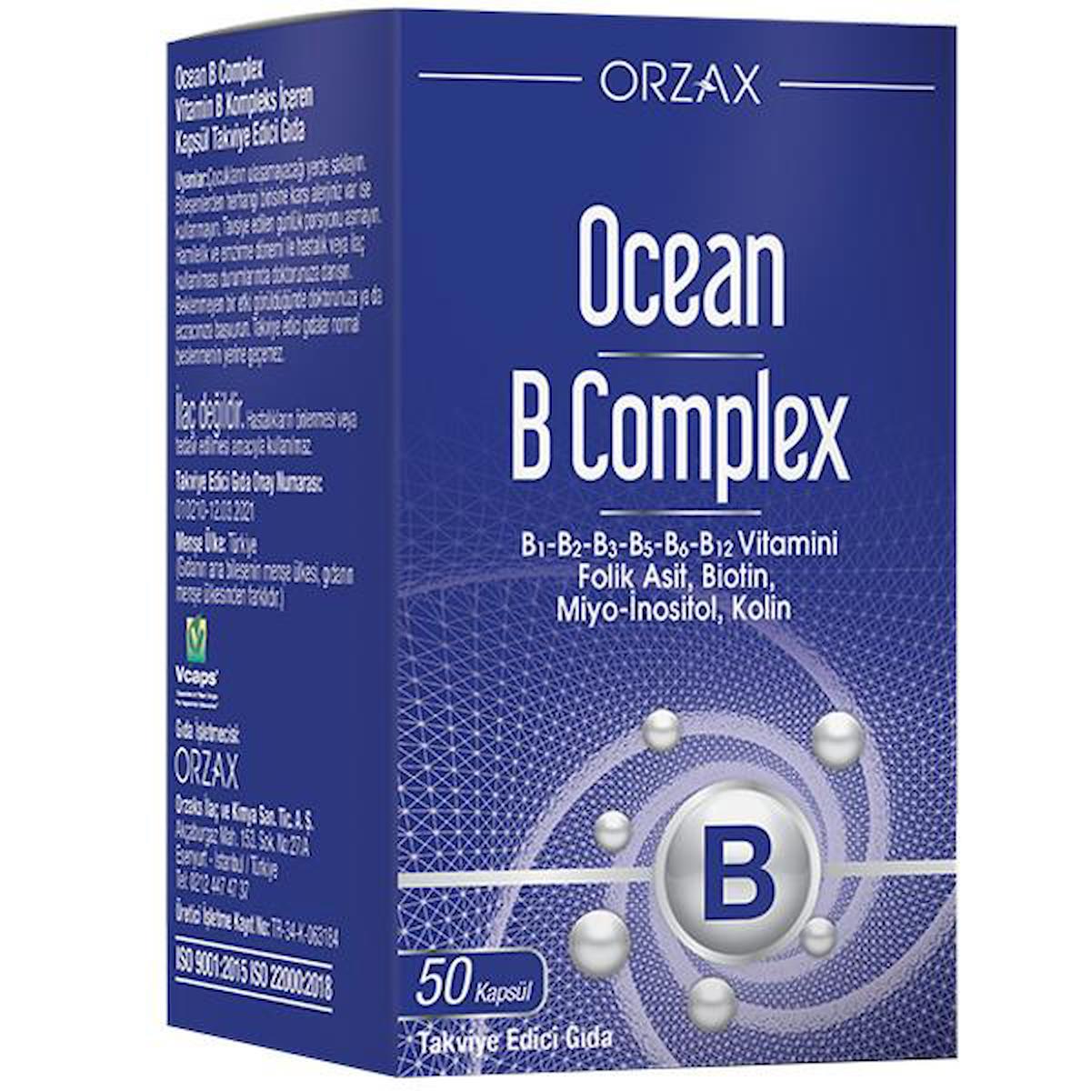 Ocean Orzax Complex Sade Unisex Vitamin 60 Tablet