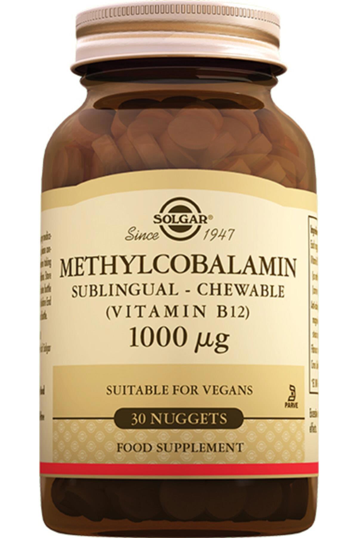 Solgar Methylcobalamin Aromasız Unisex Vitamin 30 Tablet