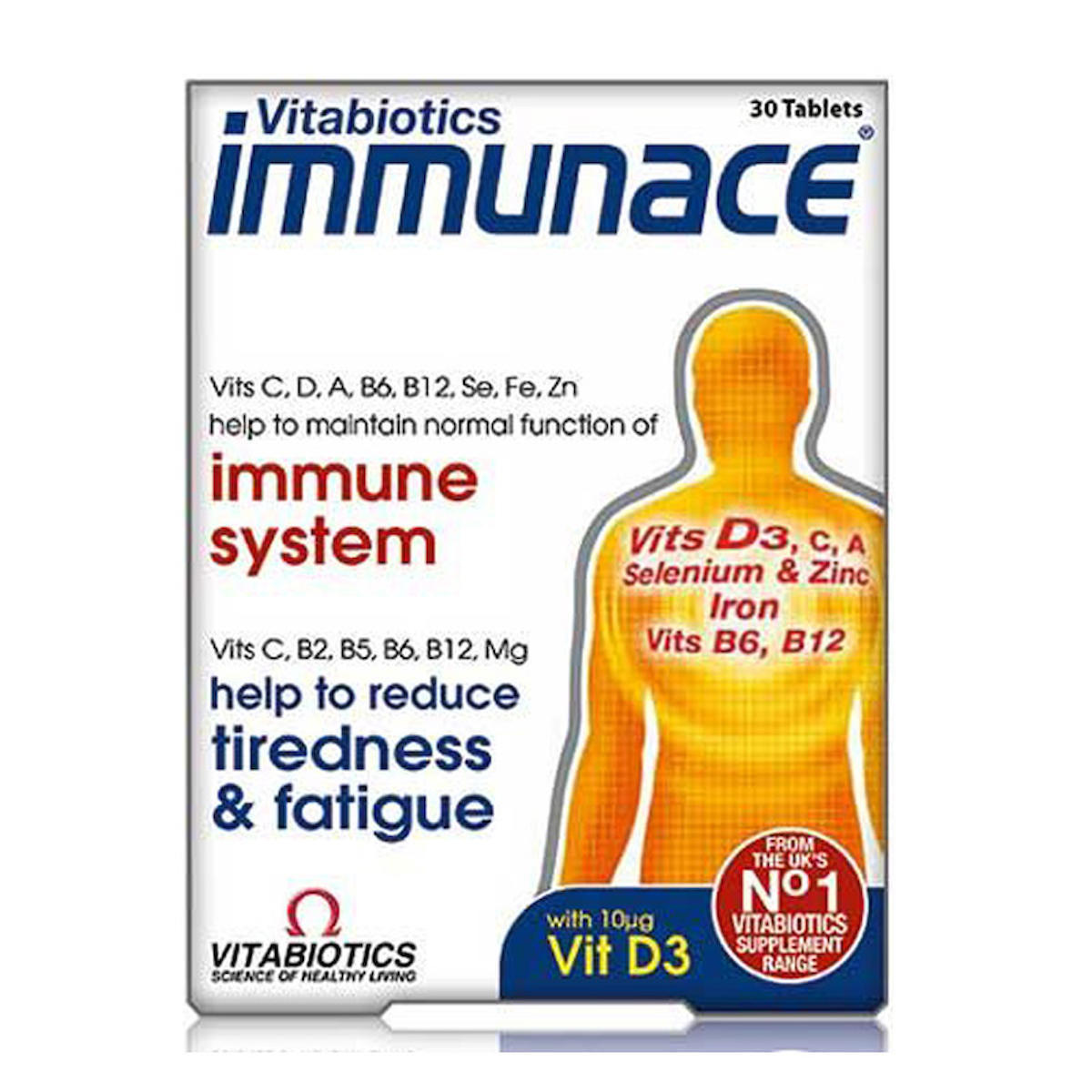 Vitabiotics Aromasız Unisex Vitamin 30 Tablet