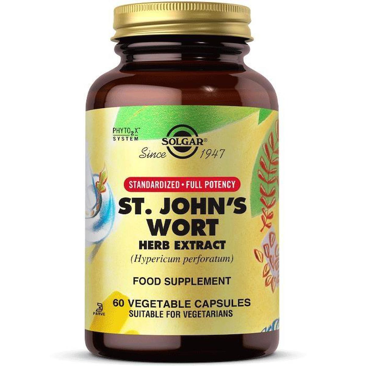 Solgar St.John'S Wort Aromasız Unisex Vitamin 60 Tablet