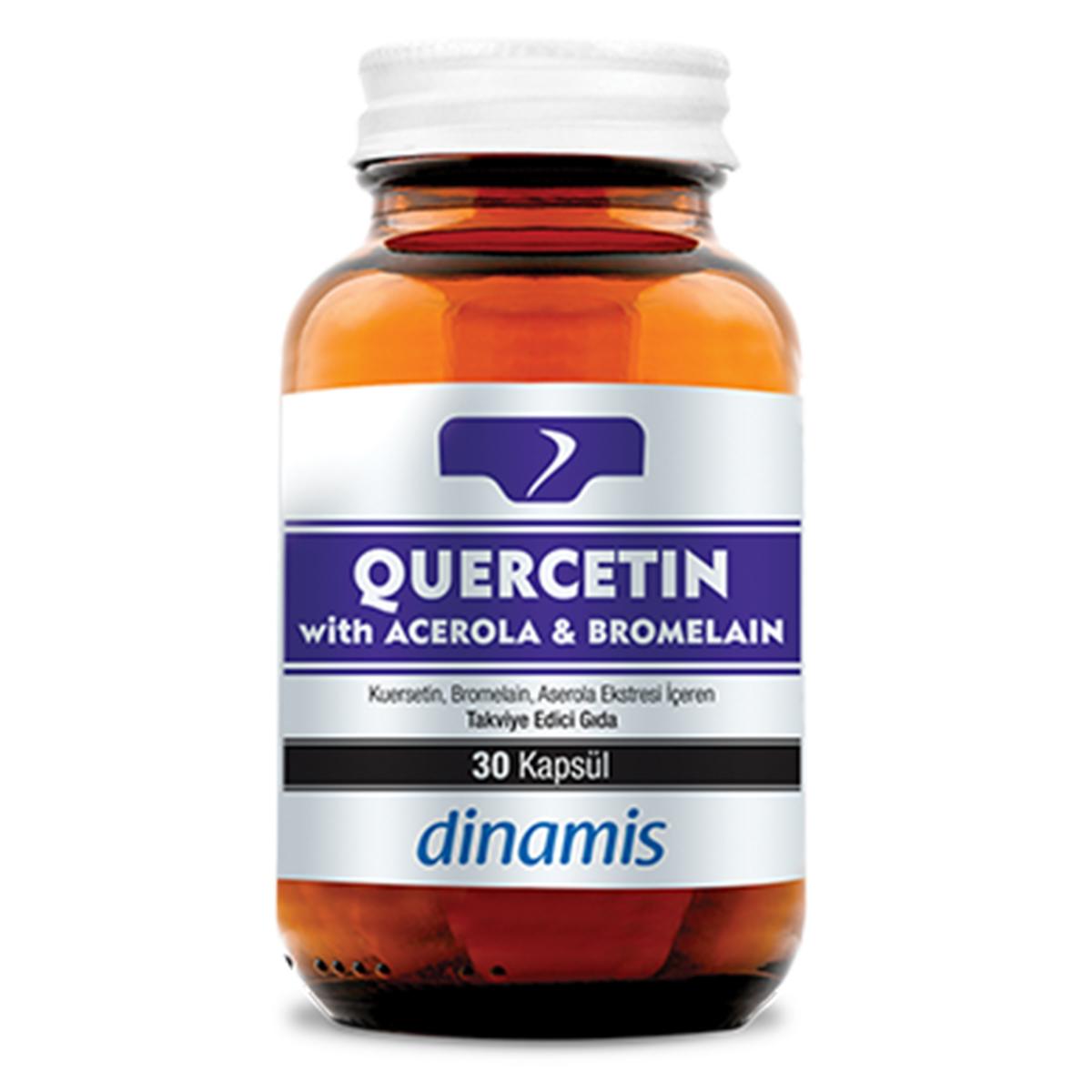 Dinamis Quercetin - Bromelain Sade Unisex Vitamin 30 Tablet