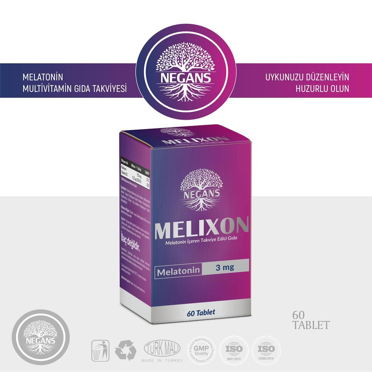 Negans Melıxon Sade Unisex Vitamin 60 Tablet