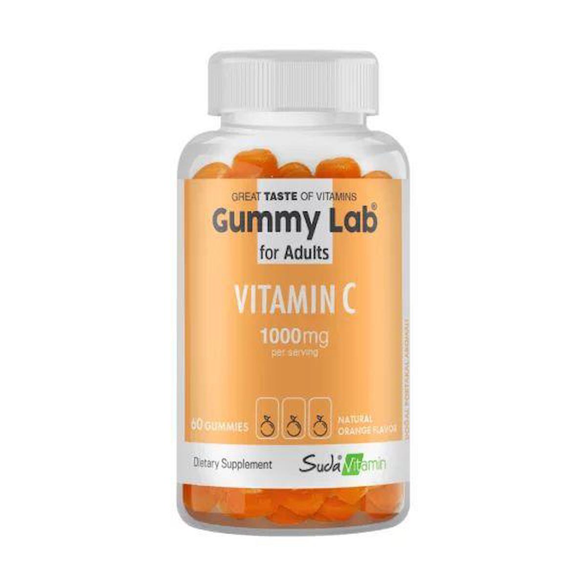 Suda Vitamin C Vitamini Aromalı Unisex 60 Tablet