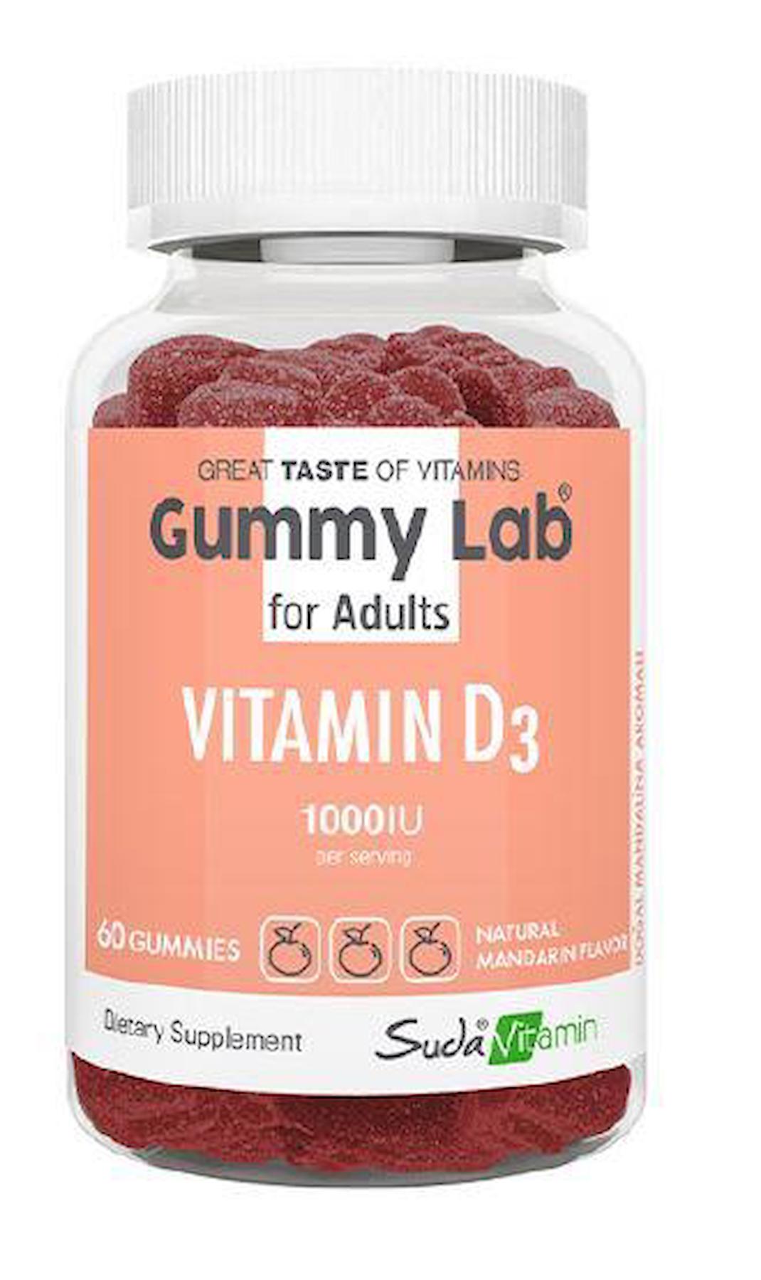 Suda Vitamin Vitamin D3 Aromalı Unisex 60 Tablet