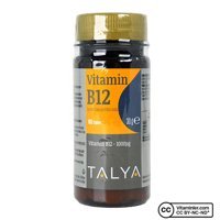 Talya B12 Aromasız Unisex Vitamin 60 Tablet